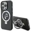 Image de Coque Rigide Noire Karl Lagerfeld Klhmp13xhmrskck Pour Iphone 13 Pro Max 6,7 Pouces Avec Anneau Et Support, Karl&choupette Magsafe