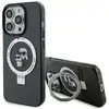 Image de Étui Karl Lagerfeld pour iPhone 14 Pro 6.1 noir étui rigide Ring Stand Karl&Choupettte MagSafe - Neuf