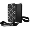 Image de Étui Karl Lagerfeld Monogram Saffiano pour iPhone 11, noir - Neuf