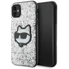 Image de Étui Karl Lagerfeld Glitter Choupette pour iPhone 11, argenté - Neuf