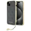 Image de Étui Guess 4G Charms Collection pour iPhone 15 Plus, gris - Neuf