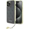 Image de Étui Guess pour iPhone 15 Pro Max 6.7 gris étui rigide 4G Charms Collection - Neuf