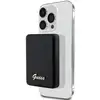 Image de Guess 15W Fast 5000mAh 1x Banque d'alimentation USB-C avec logo MagSafe Metal Ssript Noir - Neuf