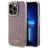 Image de Coque Rigide Rose/rose Guess Guhcp15lhdecmp Pour Iphone 15 Pro 6.1, Effet Miroir À Facettes Disco Irisé
