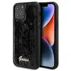 Image de Étui Guess pour iPhone 12/12 Pro « Sequin Script Metal » noir - Neuf