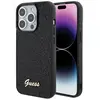 Image de Coque Rigide Noire/noire Guess Guhcp15lpmsdgsk Pour Iphone 15 Pro 6.1, Motif Disco Metal Script