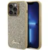 Image de Coque Rigide Or/or Pour Iphone 15 Pro 6,1 Pouces Guess Guhcp15lpmsdgsd, Motif Disco Metal Script