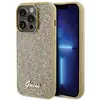 Image de Étui Guess pour iPhone 15 Pro 6.1 or étui rigide Disco Metal Script - Neuf