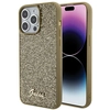Image de Coque Rigide Or/or Pour Iphone 15 Pro Max 6,7 Pouces Guess Guhcp15xpmsdgsd, Motif Disco Metal Script