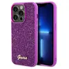 Image de Étui Guess Disco Metal Script pour iPhone 14 Pro Max, couleur fuchsia - Neuf