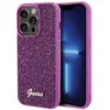 Image de Coque Rigide Fuchsia/fuchsia Guess Guhcp15lpmsdgsf Pour Iphone 15 Pro 6.1, Motif Disco Metal Script