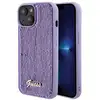 Image de Étui Guess pour iPhone 15 6.1 violet étui rigide Sequin Script Metal - Neuf