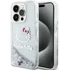 Image de Étui Hello Kitty Liquid Glitter Charms pour iPhone 14 Pro Max, argenté - Neuf