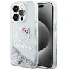 Image de Étui Hello Kitty Liquid Glitter Charms pour iPhone 15 Pro, argenté - Neuf