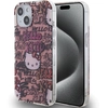 Image de Étui Hello Kitty IML Tags Graffiti pour iPhone 15 rose - Neuf