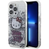 Image de Coque Hello Kitty Iml Kitty Sur Briques Graffiti - Iphone 14 Pro (blanche)