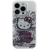 Image de Coque Hello Kitty Iml Kitty Sur Briques Graffiti - Iphone 15 (blanche)