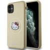 Image de Étui Hello Kitty Leather Kitty Head MagSafe pour iPhone 11/XR, doré - Neuf