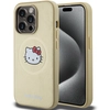 Image de Étui Hello Kitty Leather Head MagSafe pour iPhone 14 Pro 6,1 pouces, doré - Neuf