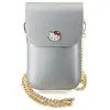 Image de Hello Kitty Torebka Hkowbpghdlms Srebrny/Chaîne en cuir argenté avec logo en métal