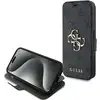 Image de Étui Guess pour iPhone 15 Pro 6.1 gris étui avac rabat 4G Metal Logo - Neuf