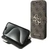 Image de Logo Guess Gubkp15l4gmgbr Iphone 15 Pro 6,1 Pouces Marron/boîtier Bibliothèque 4g En Métal