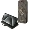 Image de Étui Guess pour iPhone 15 Pro 6.1 marron étui avac rabat 4G Metal Logo - Neuf