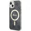 Image de Étui Guess pour iPhone 15 6.1 noir étui rigide IML 4G MagSafe - Neuf