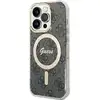 Image de Étui Guess pour iPhone 15 Pro 6.1 noir étui rigide IML 4G MagSafe - Neuf