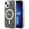 Image de Guess GUHMP15MH4STW Apple iPhone 15 Plus / 14 Plus hardcase IML 4G MagSafe marron