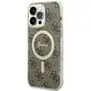 Image de Étui Guess pour iPhone 15 Pro Max 6.7 marron étui rigide IML 4G MagSafe - Neuf