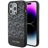 Image de Coque Rigide Guess Guhmp15xhgcfsek Pour Iphone 15 Pro Max 6,7 Pouces Noir/noir, Compatible Magsafe Et Compatible Gcube Stripes.