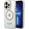 Image de Guess Guhmp15Xhtrmd Iphone 15 Pro Max6.7 Zoty/Gold Hard Case Metal Outline Magsafe