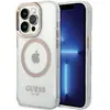 Image de Étui Guess pour iPhone 15 Pro Max 6.7 or étui rigide Metal Outline Magsafe - Neuf