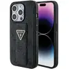 Image de Étui Guess pour iPhone 15 Pro Max 6.7 noir étui rigide Grip Stand 4G Triangle Strass - Neuf