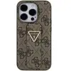Image de Étui Guess pour iPhone 15 6.1 marron étui rigide Grip Stand 4G Triangle Strass - Neuf