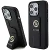 Image de Étui Guess pour iPhone 15 Pro Max 6.7 noir étui rigide Grip Stand 4G Saffiano Strass - Neuf