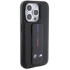 Image de Coque Rigide Bmw Bmhcp15lgspprk Pour Iphone 15 Pro 6.1 Noir/noir Avec Support Et Poignée, Lisse Et Perforée