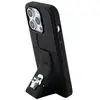 Image de Étui Karl Lagerfeld pour iPhone 14 Pro 6.1 noir étui rigide Gripstand Saffiano Karl&Choupette Pins - Neuf
