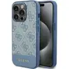 Image de Étui Guess pour iPhone 15 Pro 6.1 bleu étui rigide 4G Stripe Collection - Neuf