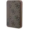Image de Guess 15W Fast 5000mAh 1x USB 5V 3A Power Bank with MagSafe PU Leather 4G Brown - Neuf