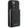 Image de Pack Coque pour iPhone 14 Pro Max MagSafe Saffiano Motif 4G et Powerbank 5000mAh Noir - Neuf