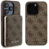 Image de Kit Guess 4G Metal Logo pour iPhone 15 Pro, couleur bronze - Neuf