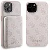 Image de Kit Guess 4G Metal Logo pour iPhone 15 rose - Neuf