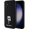 Image de Étui Karl Lagerfeld en silicone avec broche métallique pour Galaxy S23 FE, noir - Neuf