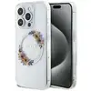 Image de Étui Guess pour iPhone 15 Pro Max 6.7 transparent hardcase IML Flowers Wreatch MagSafe - Neuf