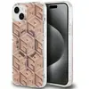 Image de Coque Rigide Marron/marron Guess Guhmp15shgcustgw Pour Iphone 15/14/13 6,1 Pouces, Compatible Iml Gcube Magsafe
