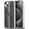 Image de Étui Guess pour iPhone 15 Plus 6.7 noir étui rigide IML 4G Gold Stripe - Neuf