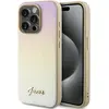 Image de Coque Rigide Or/or Saffiano Irisé Guess Guhcp14xpsairsd Pour Iphone 14 Pro Max 6,7 Pouces.