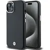 Image de Étui BMW Signature Wrapped Metal MagSafe pour iPhone 14, noir - Neuf
